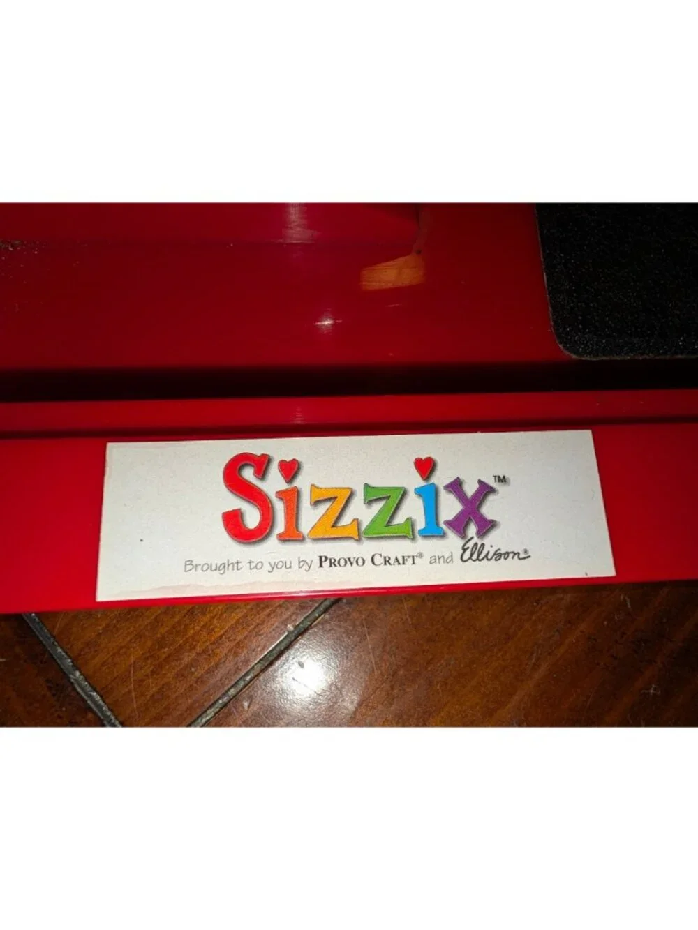Sizzix Red Original Die Cutting Machine By Provo Craft & Ellison For Scrapbookin